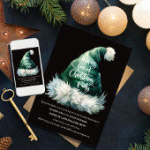 Kerstmuts Kerstfeest Uitnodiging Template