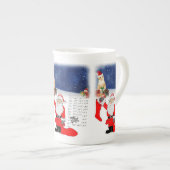 Kerstmuts, Kitten, Kerstman Porselein Kop (Voorkant rechts)