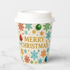 Kerstmuts papieren bekers. bekers