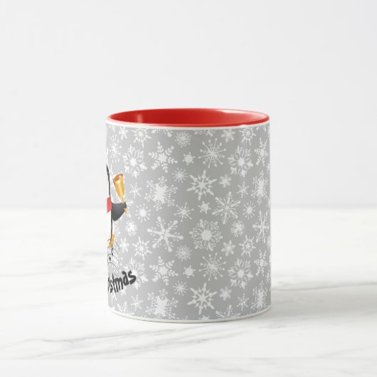 Kerstmuts pinguïn Beker Mok (Midden)