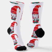 Kerstmuts Soks Sokken (Gebogen)