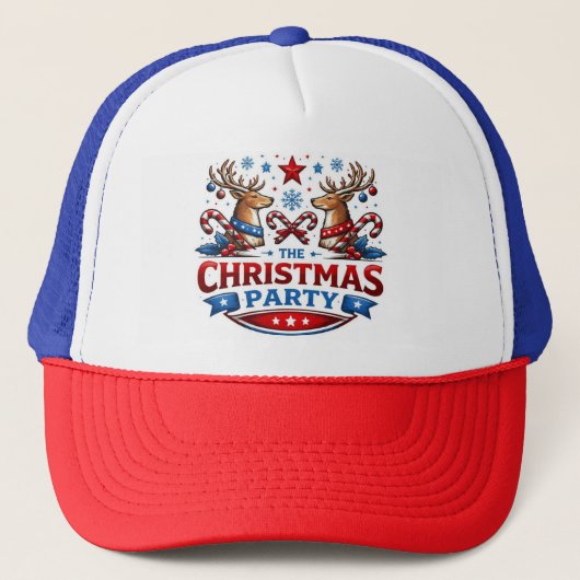 Kerstmuts Trucker Pet (Voorkant)