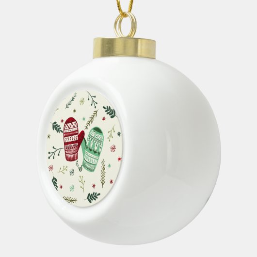 Kerstmutsen Ornament (Rechts)