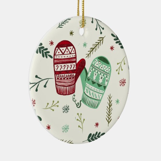 Kerstmutsen Ornament (Rechts)