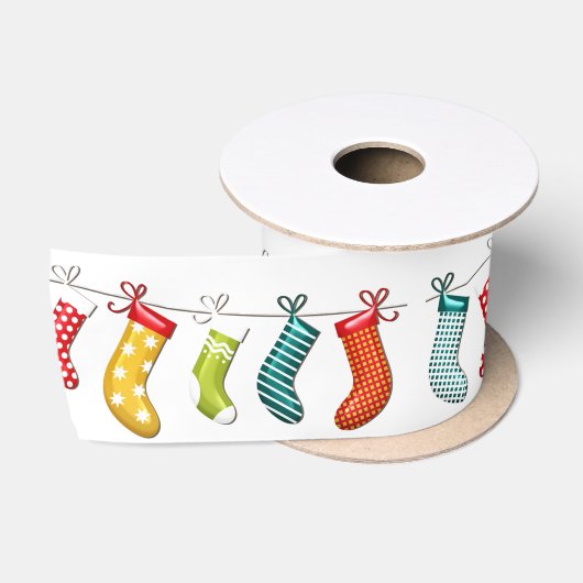 Kerstmutsen Satijnen Lint (Spoel)