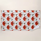 Kerstmutsen Strandlaken (Voorkant)