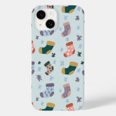 Kerstmutsen telefoonhoesje Case-Mate iPhone case (Achterkant)