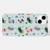 Kerstmutsen telefoonhoesje Case-Mate iPhone case (Achterkant (horizontaal))