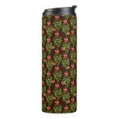 Kerstmutsen - Thermische Bekerglas Thermosbeker (Gedraaid links)