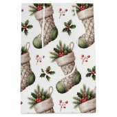 Kerstmutsen Winterbessen Medium Cadeauzakje (Achterkant)