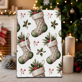 Kerstmutsen Winterbessen Medium Cadeauzakje