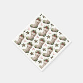 Kerstmutsen Winterbessen Servet (Hoek)