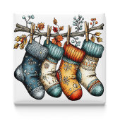 Kerstmutsjes magneet | Kerstmagneet