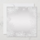 Kerstmutsneeuwvlok Bedrijfs Kerstfeest Kaart (Achterkant)