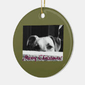 kerstmutt keramisch ornament (Links)