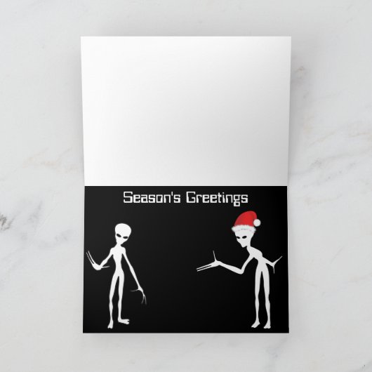 Kerstmuur van Trump Feestdagen Kaart (Binnen)