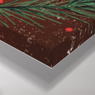 Kerstmuurdecoratie voor de kinderkamer – Schattig Canvas Afdruk