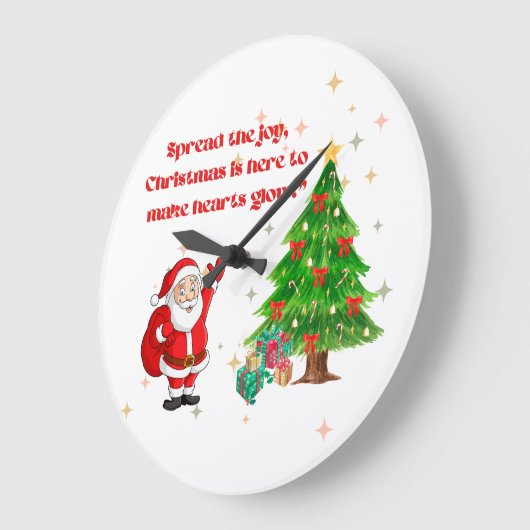 Kerstmuurklok Grote Klok (Hoek)