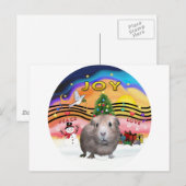 Kerstmuziek 2 - Cavia 2 Feestdagenkaart (Voorkant / Achterkant)