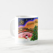 Kerstmuziek 2 - Cocker (Buff) Koffiemok (Voorkant links)
