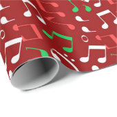 kerstmuziek cadeaupapier (Rol Hoek)