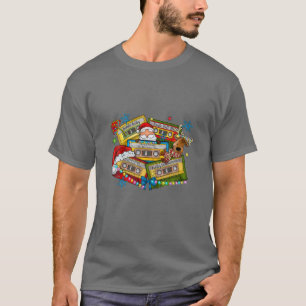 kerstmuziek Cassettebandjes Retro Xmas kostuum T-shirt