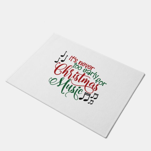 kerstmuziek deurmat (Schuin)