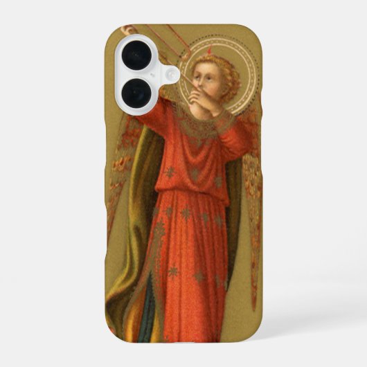 Kerstmuziek engelen, vintage Renaissance iPhone 16 Hoesje (Achterkant)