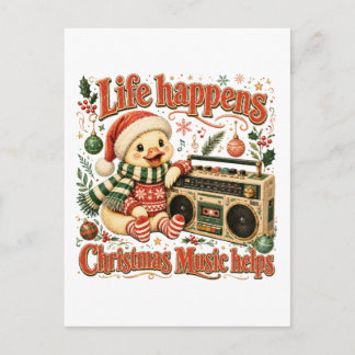 Kerstmuziek Helpt Als Het Leven Gebeurt Briefkaart