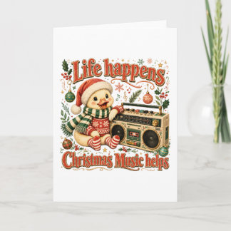 Kerstmuziek Helpt Als Het Leven Gebeurt Kaart