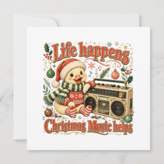 Kerstmuziek Helpt Als Het Leven Gebeurt Kaart