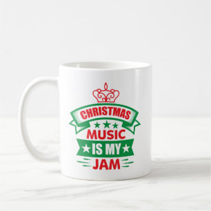 Kerstmuziek is mijn ding-86254 koffiemok