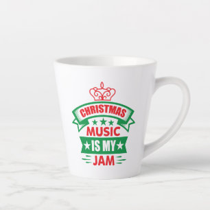 Kerstmuziek is mijn ding-86254 latte mok