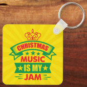 Kerstmuziek is mijn ding-86254 sleutelhanger (Achterkant)