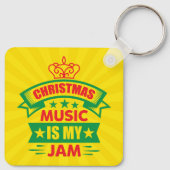 Kerstmuziek is mijn ding-86254 sleutelhanger (Achterkant)