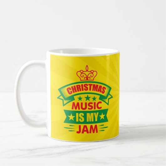 Kerstmuziek is mijn Jam-86254 Koffiemok (Links)