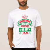 Kerstmuziek is mijn Jam-86254 T-shirt (Voorkant)