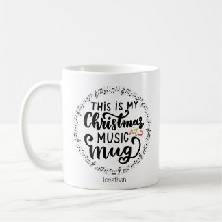 kerstmuziek overvalt de kerstcadeauMok Koffiemok