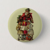 kerstmuziek ronde button 5,7 cm (Voorkant)