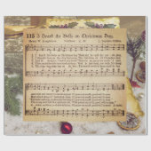 Kerstmuziek Vrede op aarde Cadeaupapier (Vlak)
