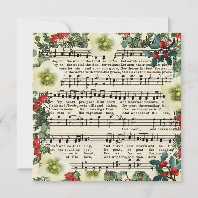 Kerstmuziek, vreugde aan de wereld, (Voorkant)
