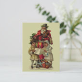  kerstmuziek zingen feestdagenkaart (Staand voorkant)