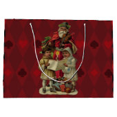 kerstmuziek zingen groot cadeauzakje (Achterkant)