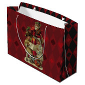 kerstmuziek zingen groot cadeauzakje (Achterkant Gekanteld)