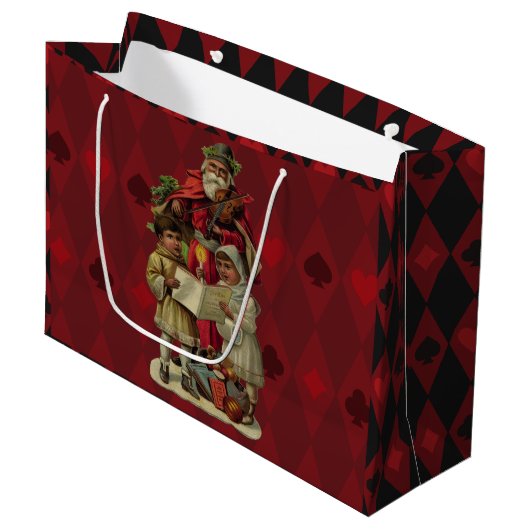  kerstmuziek zingen groot cadeauzakje (Voorkant Gekanteld)