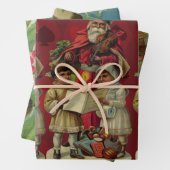  kerstmuziek zingen inpakpapier vel (In situ)