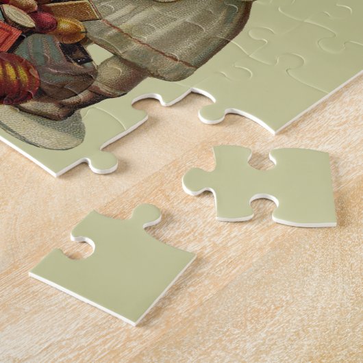  kerstmuziek zingen legpuzzel (Zijkant)