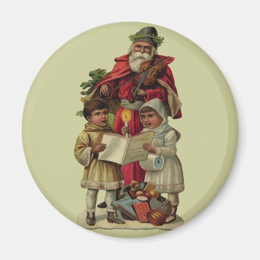 kerstmuziek zingen magneet (Voorkant)