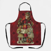  kerstmuziek zingen schort (Voorkant)