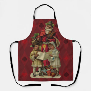 kerstmuziek zingen schort